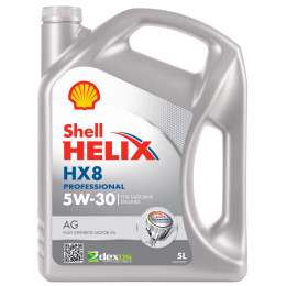 Олива Shell Helix HX8 Pro AG 5W-30, 5л (шт.) Олива Shell Helix HX8 Pro AG 5W-30, 5л (шт.)