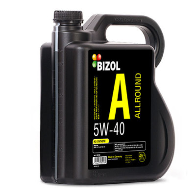 Синтетична моторна олива - BIZOL Allround 5W-40 4л Синтетична моторна олива - BIZOL Allround 5W-40 4л