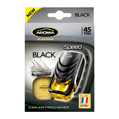 Автомобильный ароматизатор Aroma Car Speed Black 8 мл для салона авто (92313)