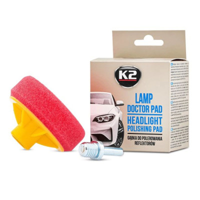 Губка K2 Lamp Doctor Pad для полірування фар ? 8 см (K533) Губка K2 Lamp Doctor Pad для полірування фар ? 8 см (K533)