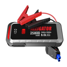Пусковое устройство Alligator Jump Starter 1500A/2500A 25800mAh со Smart-клеммами JS847