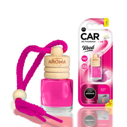 Ароматизатор для авто Aroma Car Wood Bubble Gum 6 мл освежитель воздуха для машины (92715) Ароматизатор для авто Aroma Car Wood Bubble Gum 6 мл освежитель воздуха для машины (92715)