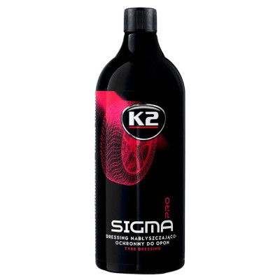 Засіб для полірування та догляду за шинами K2 Sigma Pro пляшка 1 л (D1101) Засіб для полірування та догляду за шинами K2 Sigma Pro пляшка 1 л (D1101)