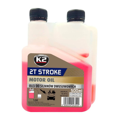 Олива моторна K2 2T Stroke Oil Red 500 мл (O528REDML100E ) Олива моторна K2 2T Stroke Oil Red 500 мл (O528REDML100E )