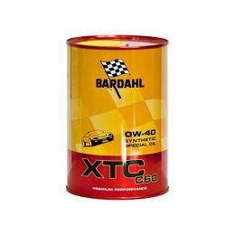 Моторне масло BARDAHL (metal) XTC C60 0W40 AUTO 1л. 300040