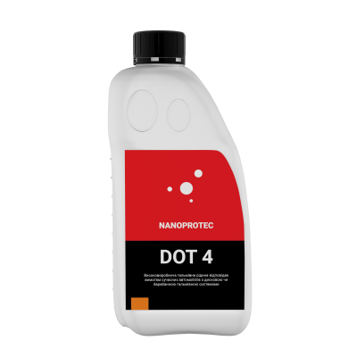 Тормозная жидкость Nanoprotec DOT-4 1л Тормозная жидкость Nanoprotec DOT-4 1л