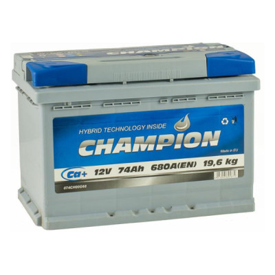Автомобильный аккумулятор 74 Ah/12V Champion Euro Автомобильный аккумулятор 74 Ah/12V Champion Euro
