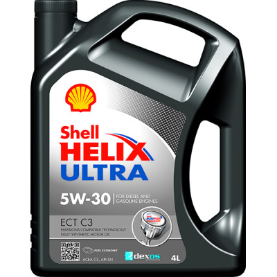 Олива Shell Helix Ultra ECT C3 5W-30, 4л (шт.) Олива Shell Helix Ultra ECT C3 5W-30, 4л (шт.)