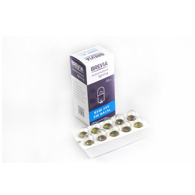 Галогенная лампа BREVIA R5W 24V 5W 24305C Галогенная лампа BREVIA R5W 24V 5W 24305C