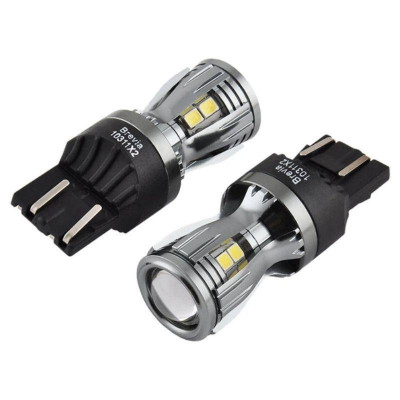 Brevia PowerPro W21/5W 350Lm 14x2835SMD 12/24V CANbus, 2шт (10311X2)