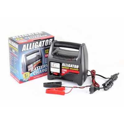 Автомобильное зарядное устройство Alligator 12В 6А с LED подсветкой для АКБ 20-80Ач (AC803) Автомобильное зарядное устройство Alligator 12В 6А с LED подсветкой для АКБ 20-80Ач (AC803)