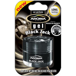 Гелевый ароматизатор для авто Aroma Car Black Jack для салона машины (63172)