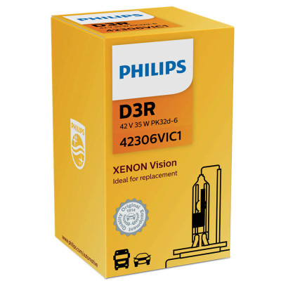 Автолампа Ксенон Philips D3R 42306 VI 42V 35W PK32d-6 C1 (шт.) Автолампа Ксенон Philips D3R 42306 VI 42V 35W PK32d-6 C1 (шт.)