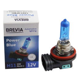 Галогенова лампа BREVIA H11 POWER BLUE 12011PBC Галогенова лампа BREVIA H11 POWER BLUE 12011PBC