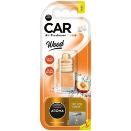 Ароматизатор автомобильный Aroma Car Wood Ice Tea Peach 6 мл для авто (92972) Ароматизатор автомобильный Aroma Car Wood Ice Tea Peach 6 мл для авто (92972)