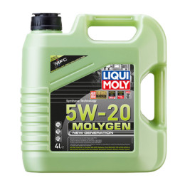 Синтетична моторна олива - Molygen New Generation 5W-20 4л. Синтетична моторна олива - Molygen New Generation 5W-20 4л.