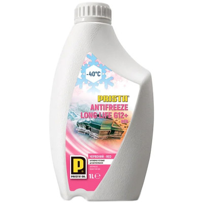 Антифриз Prista Long Life G12+ Red 1л (готовий черв.) (шт.) Антифриз Prista Long Life G12+ Red 1л (готовий черв.) (шт.)